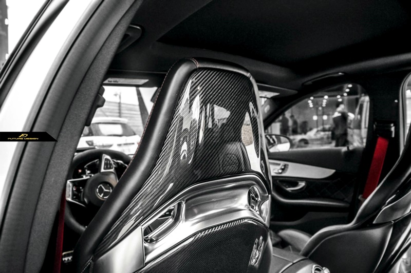 W205 C63 - AirWing Carbon Seat Back Shells 02